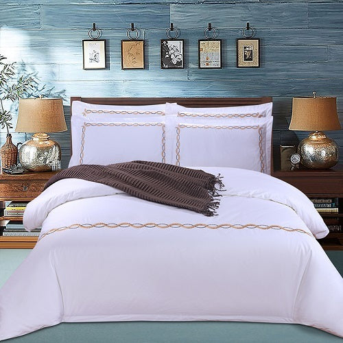 Four-piece cotton bedding set