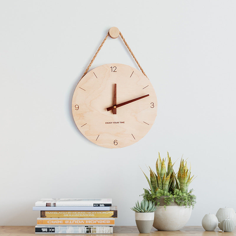 Wooden Nordic hot-selling creative clocks