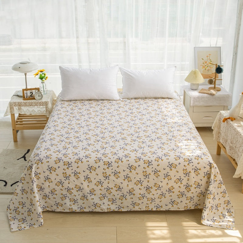 Cotton Printed Twill Single Double Bed Sheets