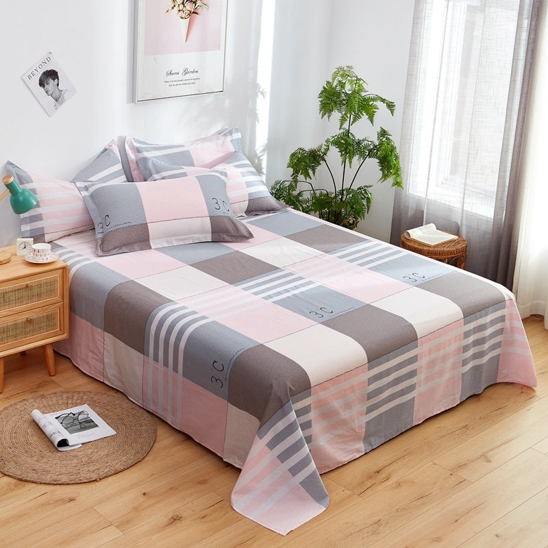 Cotton Printed Twill Single Double Bed Sheets