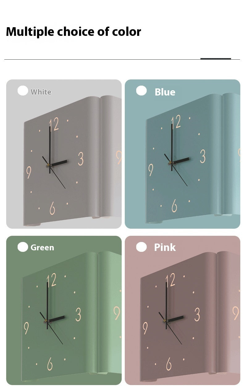 Living Room Stickers Wall Clocks Creative Angle Clock