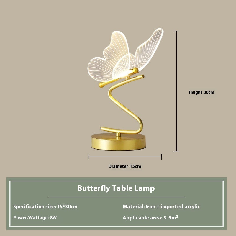 Butterfly Table Lamp for Bedroom